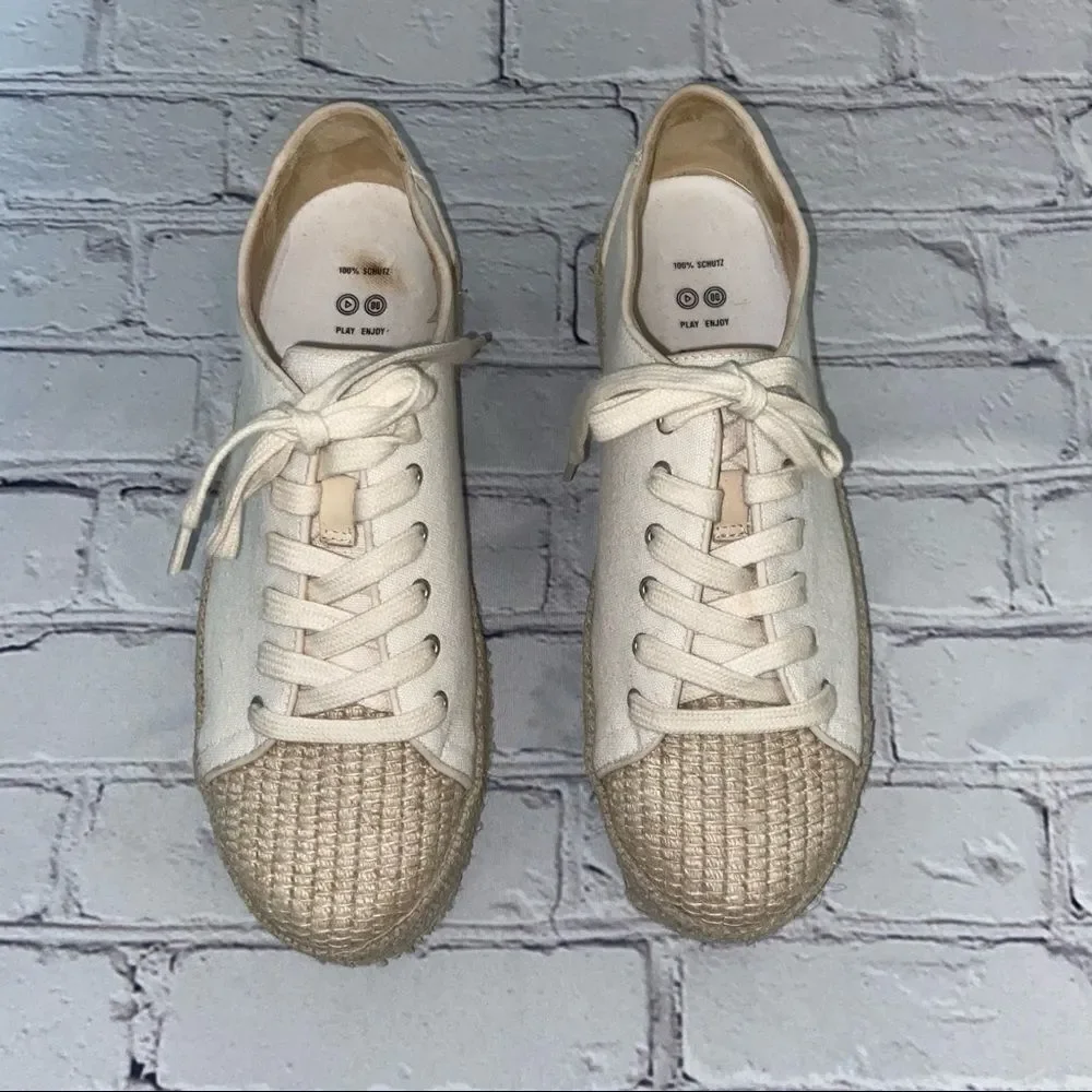 Schutz Luana Espadrille Platform Sneakers